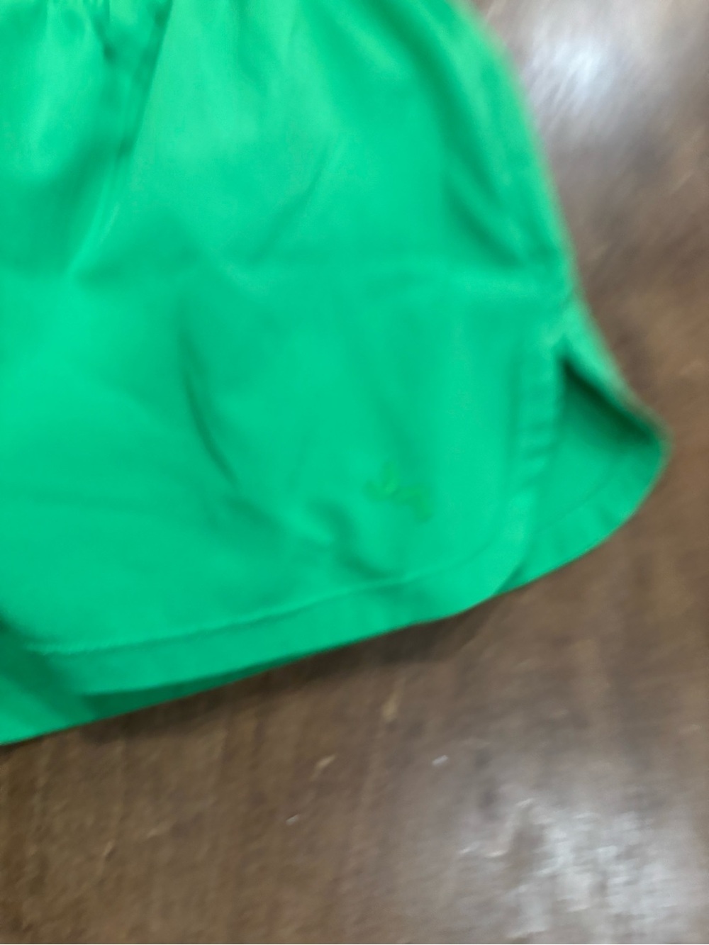 JoyLab High-Waist Flare Shorts in Bright Green - Picture 6 of 6